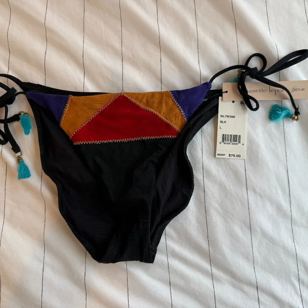 Nanette Lepore Large Serengeti Bikini top and. bottom